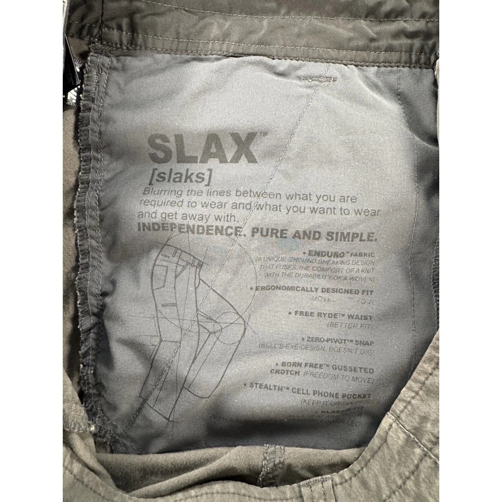 Kuhl Slax Pants Men's 35x32 Gray Casual Travel Stretch Performance Chinos - Picture 3 of 9